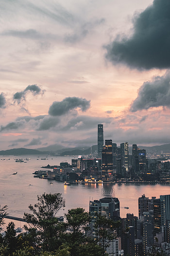 Cities, Architecture, City, Building, Evening, Tower, Modern, Up To Date HD phone wallpaper