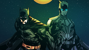 Knight Owl And Batman, batman, superheroes, artwork, digital-art, deviantart HD wallpaper
