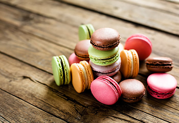 Macaron delights, Irresistible desserts, Whimsical colors, French delicacy HD wallpaper