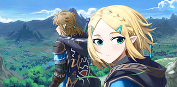 Hyrule Horizon: Zelda & Link — Tears of the Kingdom, Princess Zelda, Link, video game, The Legend of Zelda: Tears of the Kingdom HD wallpaper