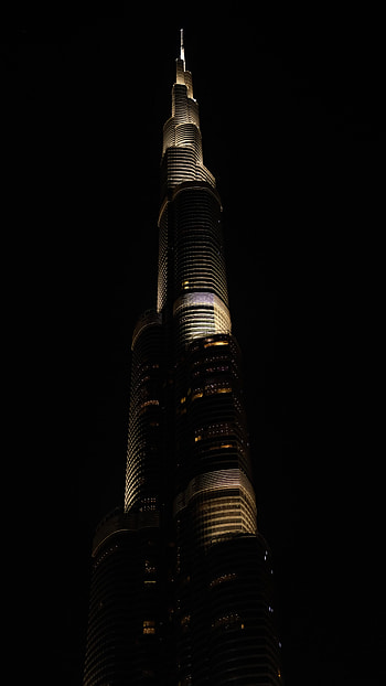 Night, Architecture, Skyscraper, Building, Tower HD phone wallpaper