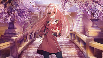 Zero two, Anime Girls HD wallpaper