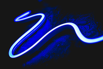 Dark, Neon, Glow, Line, Winding, Sinuous HD wallpaper