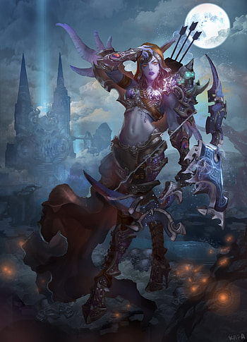 Sylvanas Windrunner HD phone wallpaper