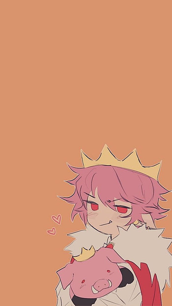 Technoblade, art, mcyt, pink, simplistic, dsmp HD phone wallpaper