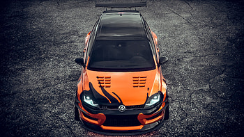 Sports, Volkswagen, Tuning, Cars, Car, Front View, Sports Car HD wallpaper