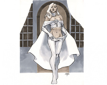 Emma Frost, telepath, white queen, xmen HD wallpaper