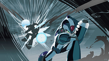 Mega Man X-plosion HD wallpaper