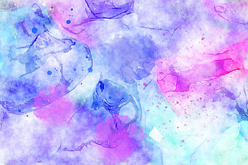 Water color, blue and pink, art HD wallpaper