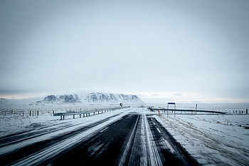 Winter, Nature, Snow, Road HD wallpaper