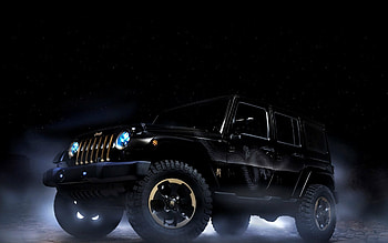 Jeep Wrangler Dragon design, Outdoorsy vibes, Thrilling adventures, Off-road power HD wallpaper