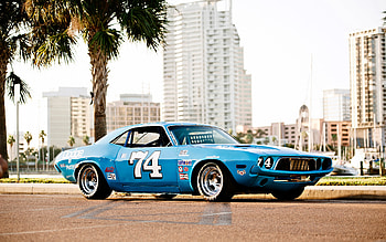 1964, Dodge Challenger, , exterior, retro cars, muscle car, Challenger, american sports cars, Dodge HD wallpaper