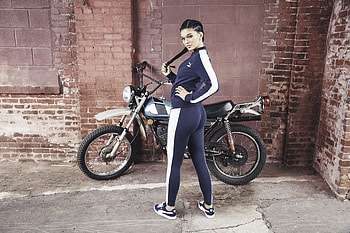 Kylie Jenner Puma, kylie-jenner, girls, model, celebrities, puma HD wallpaper