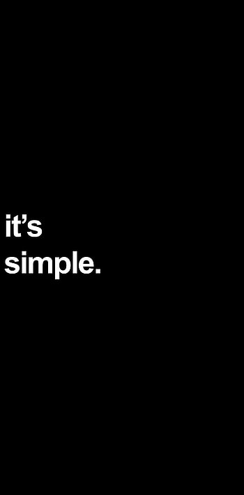It's Simple., amoled, white, superamoled, black, minimalist, simple HD phone wallpaper