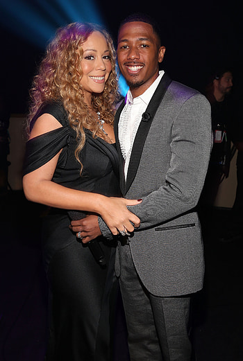 Nick Cannon, Mariah Carey romance, Onstage connection, Blossoming relationship HD phone wallpaper