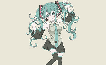 Hatsune miku, fun, beautiful, anime girl HD wallpaper