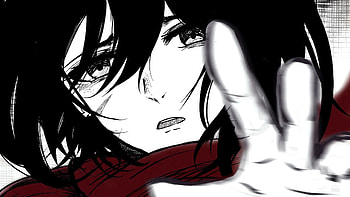 Mikasa Ackerman's Somber Gaze – Attack on Titan Anime, Anime, Attack on Titan, Mikasa Ackerman, sad anime HD wallpaper