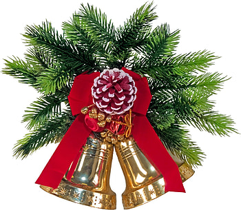 Xmas bell, bell, holiday, christmas, red HD wallpaper