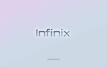 Infinix Mobile logo, cut out 3d text, white background, Infinix Mobile 3d logo, Infinix Mobile emblem, Infinix Mobile, embossed logo, Infinix Mobile 3d emblem HD wallpaper
