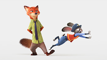 Nick Wilde and Judy, Zootopia HD wallpaper