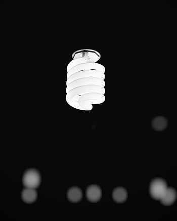 Illumination, Bw, Chb, Spiral, Lighting, Light Bulb, Electricity HD phone wallpaper