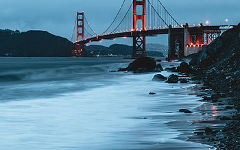 Golden Gate Bridge, Marshall's Beach, Scenic , MacBook Pro HD wallpaper