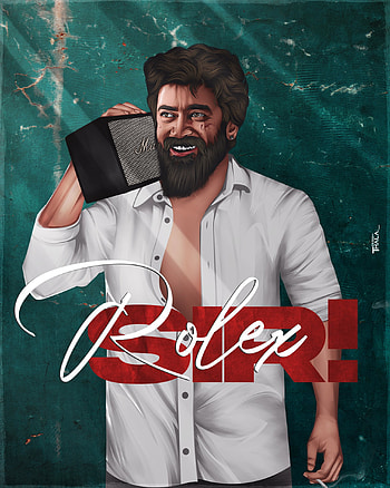 Rolex, art, suriya, kamal, vikram, fahadh, vijay HD phone wallpaper