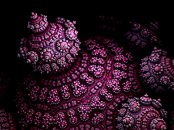 Violet, 3D, Fractal, Purple, Figure, Volume HD wallpaper