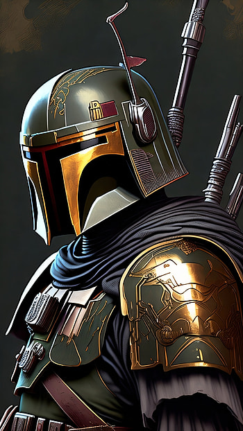 Boba Fett, AI Art, Star Wars, Boba Fett HD phone wallpaper