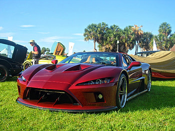 falcon f7, sports, falcon, car, concept HD wallpaper
