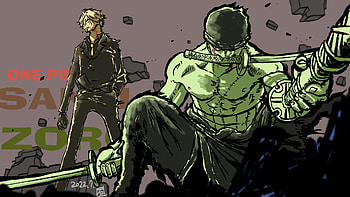 Sanji & Zoro, Sanji (One Piece), Roronoa Zoro, Anime, One Piece HD wallpaper