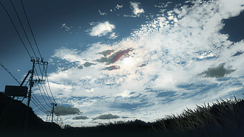 sky, other, , anime, 5 centimeters per second HD wallpaper