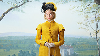 Pretty celebrity, Anya Taylor-Joy in yellow dress, Emma, movie HD wallpaper