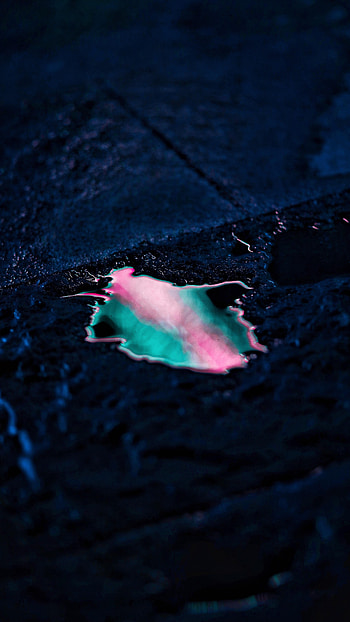 Reflection, Dark, Puddle HD phone wallpaper