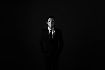 Bw, Chb, Mask, Anonymous, Blazer, Coat, Shirt, Tie HD wallpaper