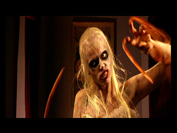 Demon, fantasy, horror, evil, ghostly, dark, female HD wallpaper