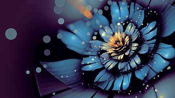 Apophysis Bloom Flower Digital Art, digital-art, flowers, artist, artwork, deviantart HD wallpaper