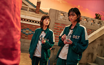 Squid Game, Hoyeon Jung, Lee Youmi, South Korean Fashion Model, hoot HD wallpaper