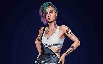 Judy Alvarez, , vector art, Cyberpunk 2077, RPG, creative, Cyberpunk 2077 characters, Judy Alvarez Cyberpunk HD wallpaper