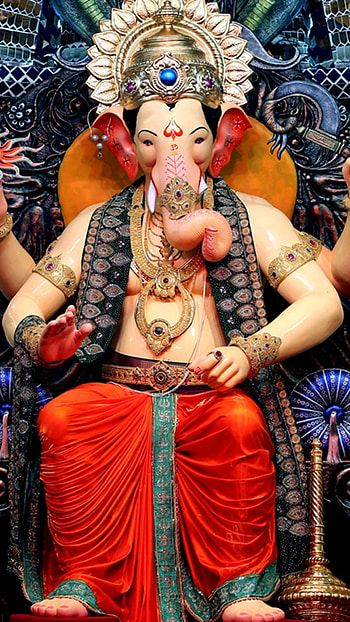 Ganpati Ka, Lalbaugcha Raja, Ganpati HD phone wallpaper