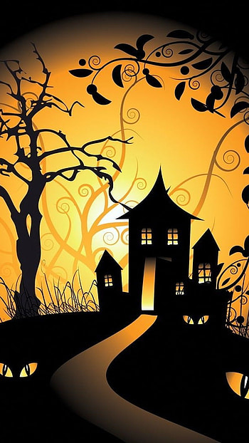 Spot light halloween HD phone wallpaper