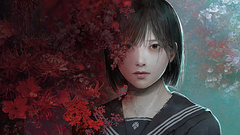 Silent Hill F — Ultra : Schoolgirl Among Crimson Blooms, video game, Silent Hill F HD wallpaper
