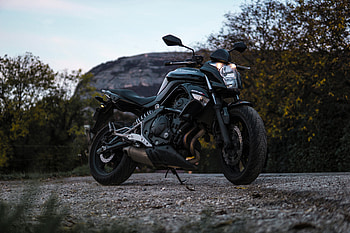 Motorcycles, Road, Side View, Motorcycle, Kawasaki HD wallpaper