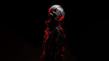 Ken Kaneki From Tokyo Ghoul, tokyo-ghoul, ken-kaneki, anime, ai, artwork, digital-art, dark, animals HD wallpaper
