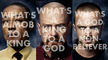 Aaron Paul Breaking Bad Bryan Cranston Frank Ocean Giancarlo Esposito Jay Z Jesse Pinkman Lyrics Panels Typography Walter White HD wallpaper
