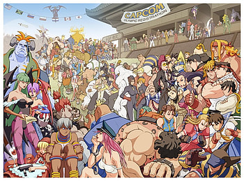All of Capcoms Characters, characters, abstract, fantasy, capcoms HD wallpaper