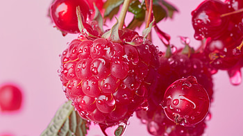 Dew-Kissed Berries, food, fruit, berry, close-up HD wallpaper