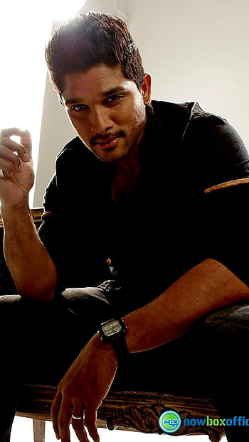 Allu Arjun New, Black Shirt HD phone wallpaper