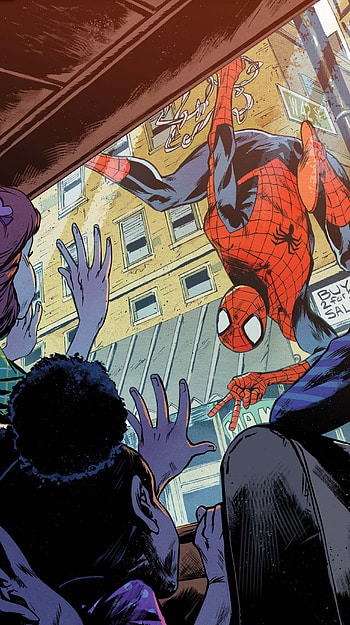 Peter Parker, Ultimate Spider-Man, Comic, comic art HD phone wallpaper