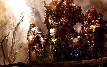 Fantasy, game, creature, warriors HD wallpaper
